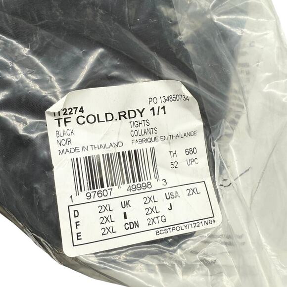 NWT‎ adidas Techfit Cold RDY Full Length Leggings Black Women’s Size 2XL - Picture 6 of 10
